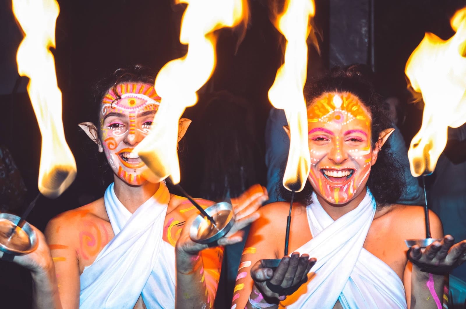 Performance de fogo em evento do BREGA!